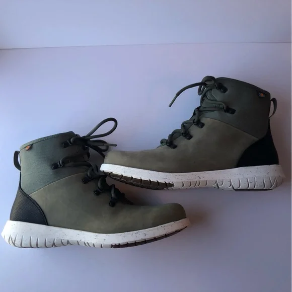 Bogs Loden Olive Green Black Juniper Hiker Women's Casual Boots - Picture 5 of 16